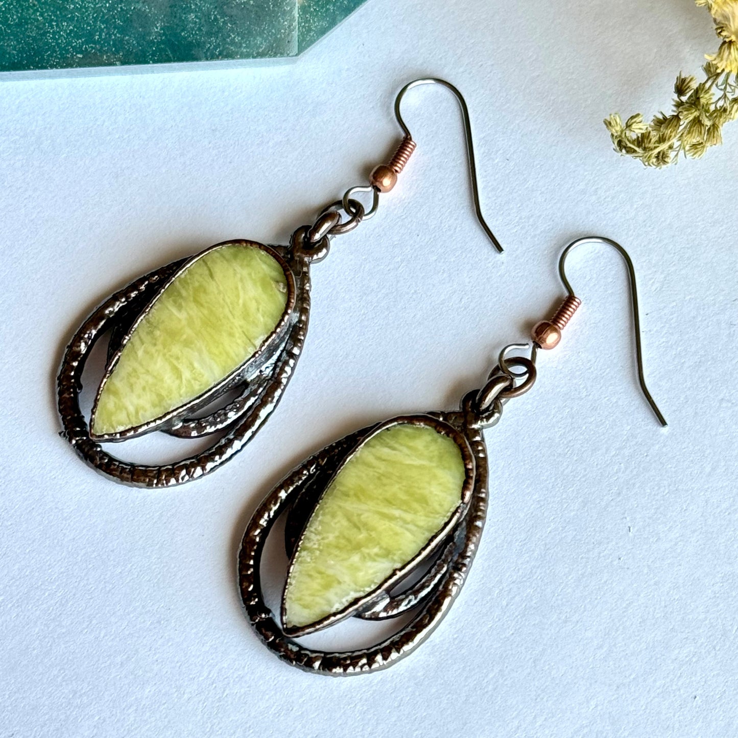 Serpentine earrings