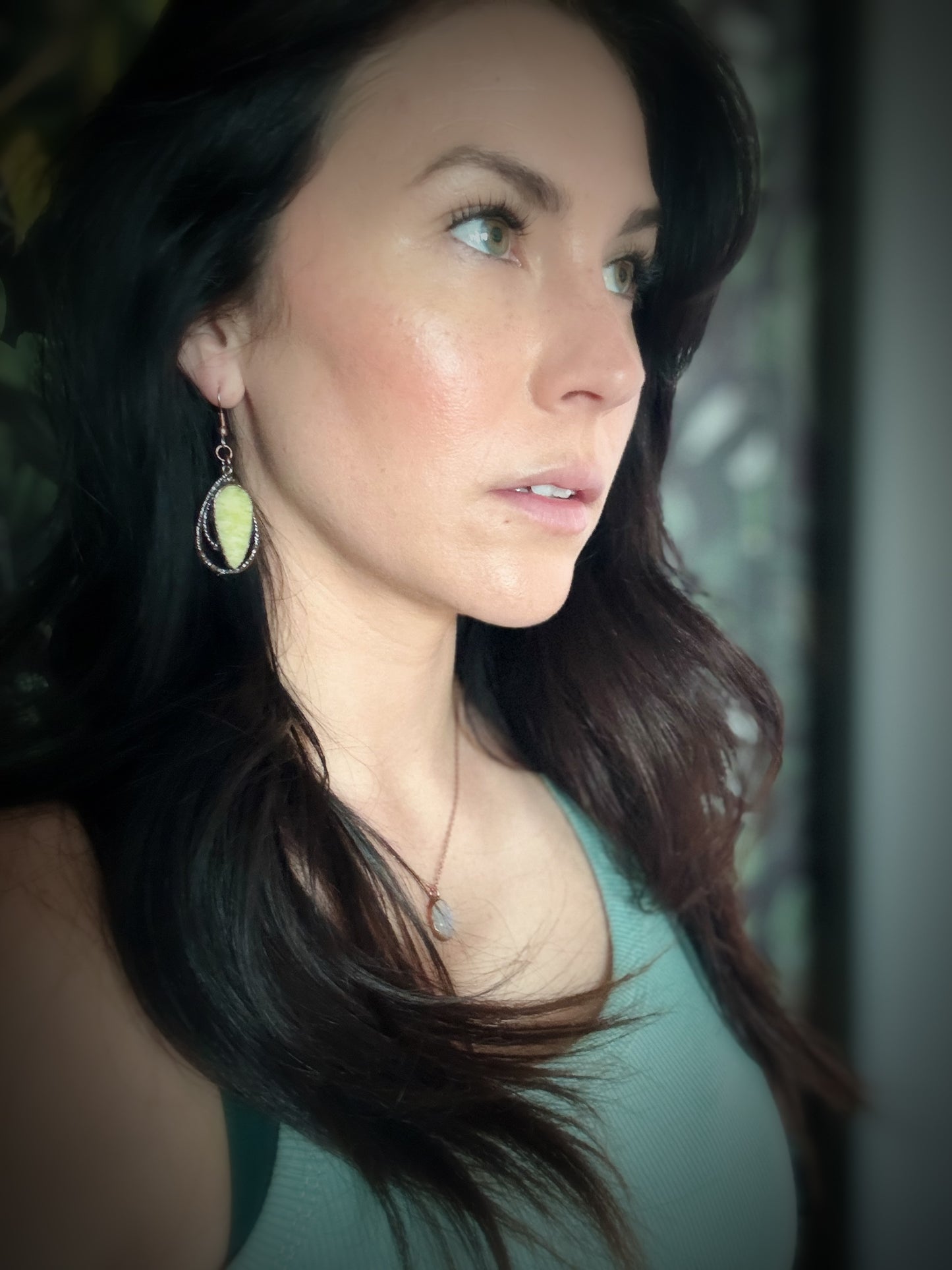 Serpentine earrings