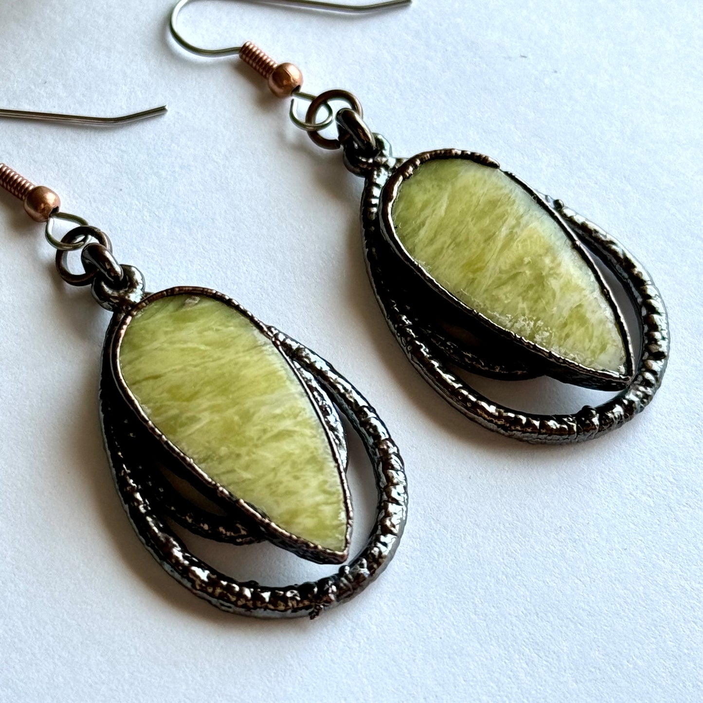 Serpentine earrings