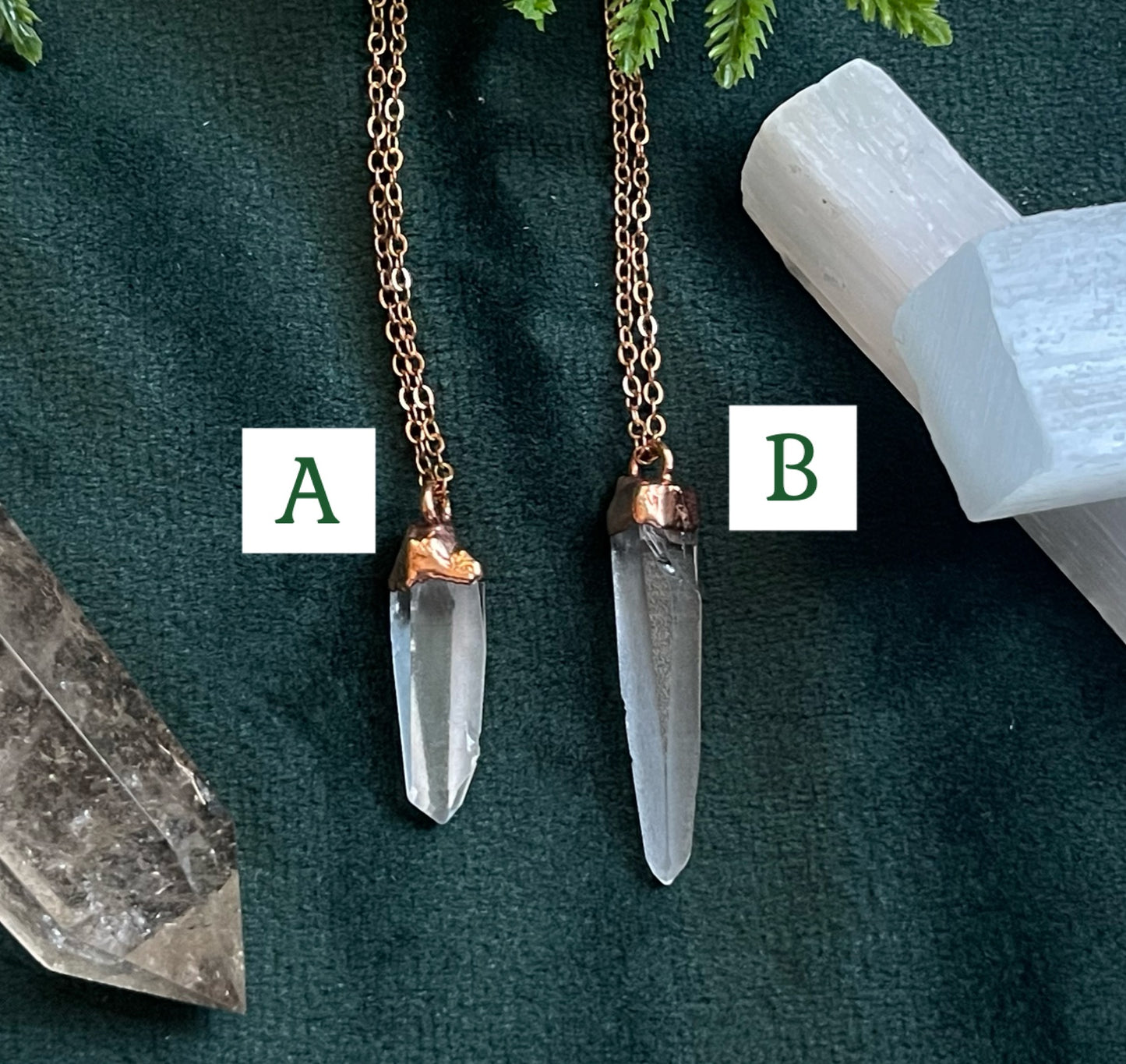 Small Clear Quartz necklace