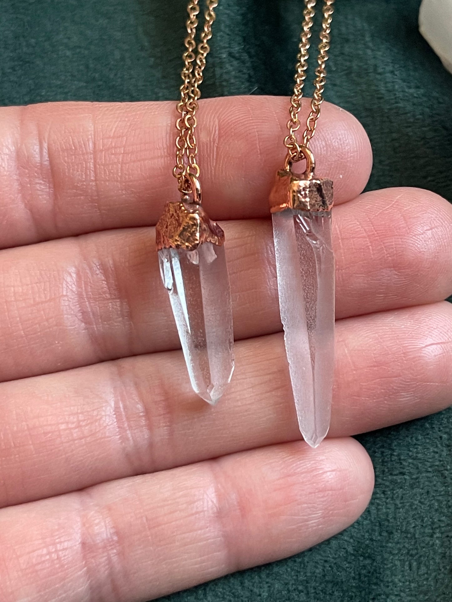 Small Clear Quartz necklace