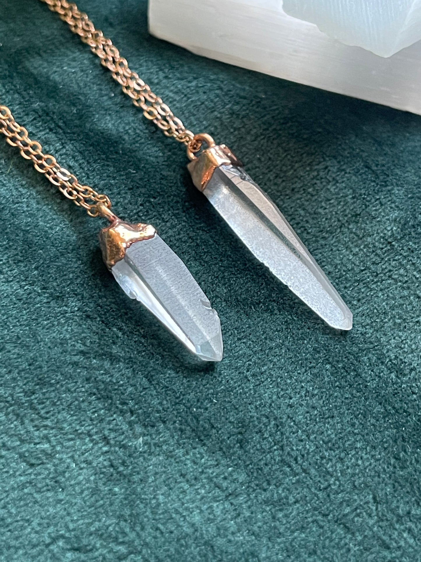 Small Clear Quartz necklace