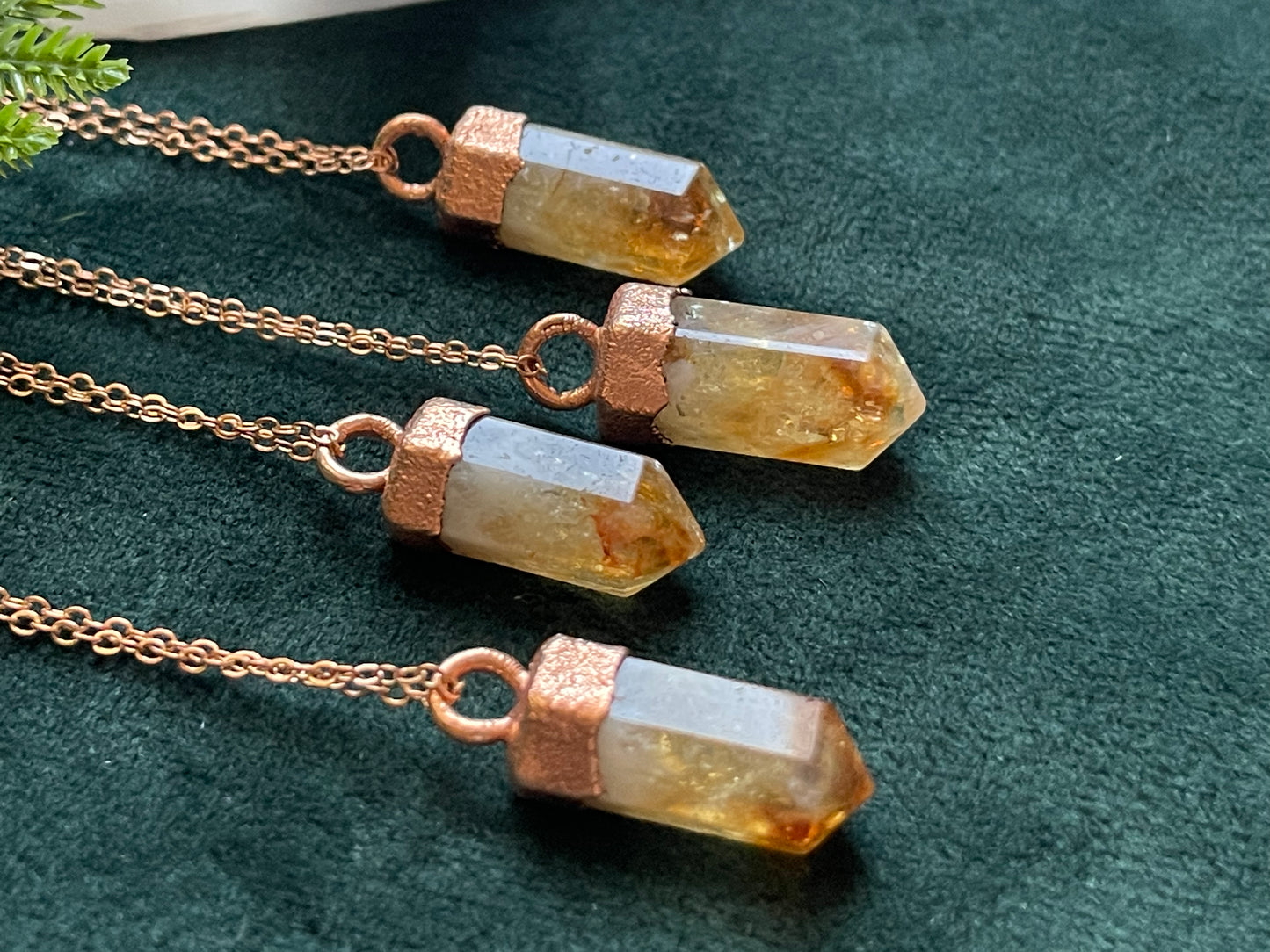 Citrine points