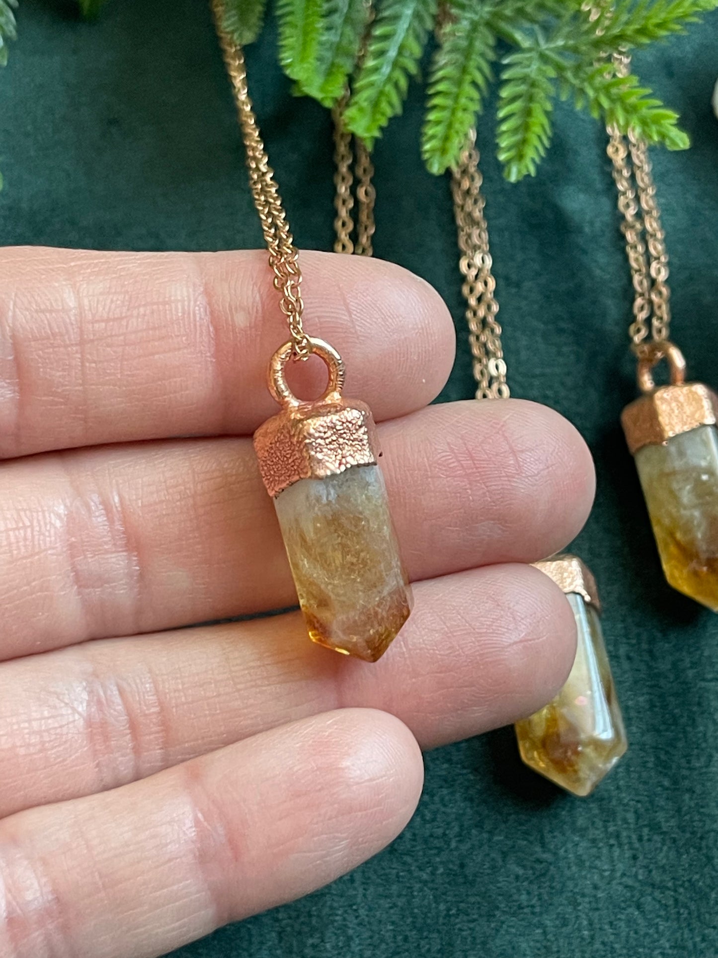 Citrine points