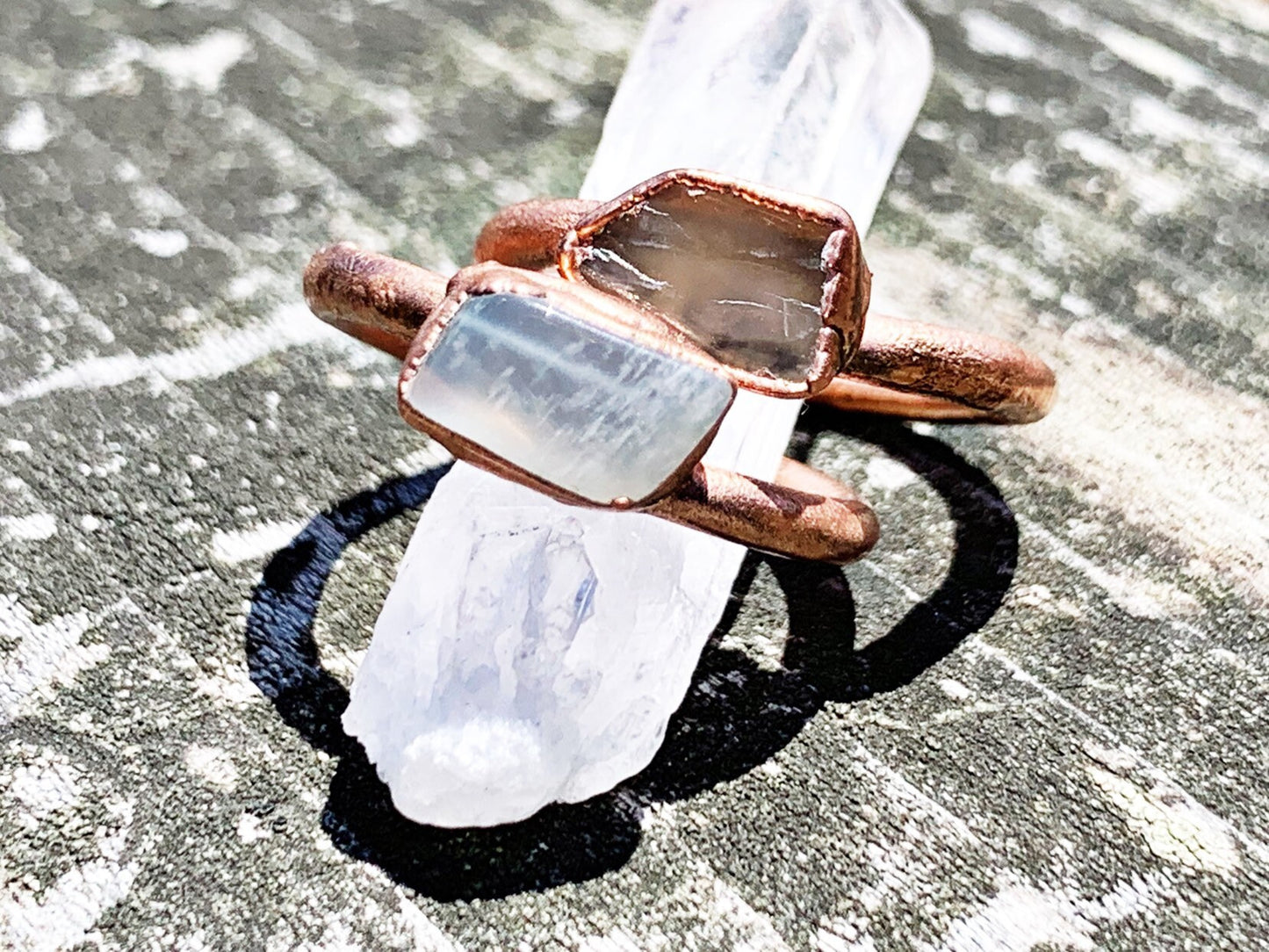 Stackable Moonstone Ring