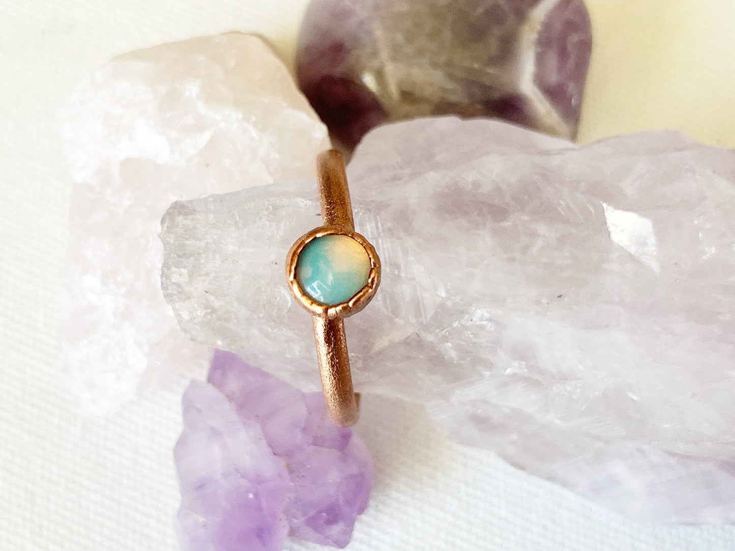 Stackable Opal Rings