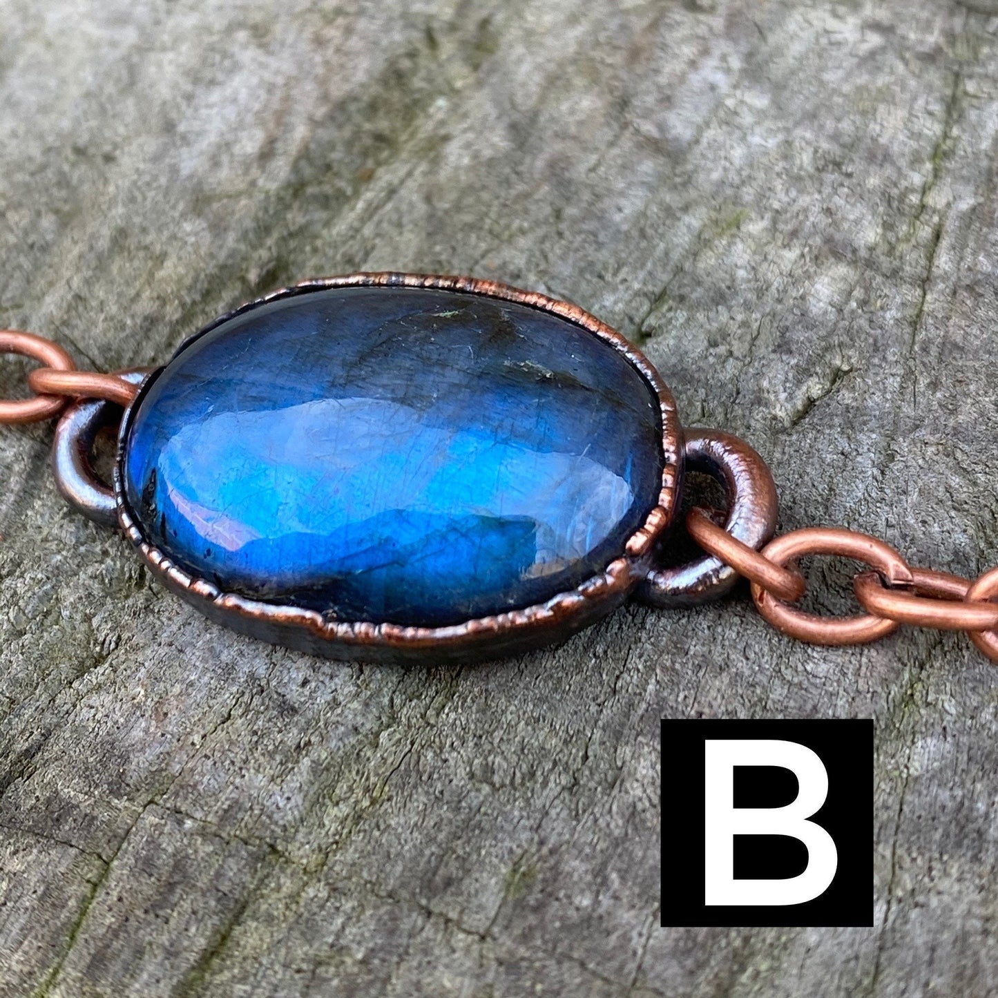 Labradorite stone bracelet