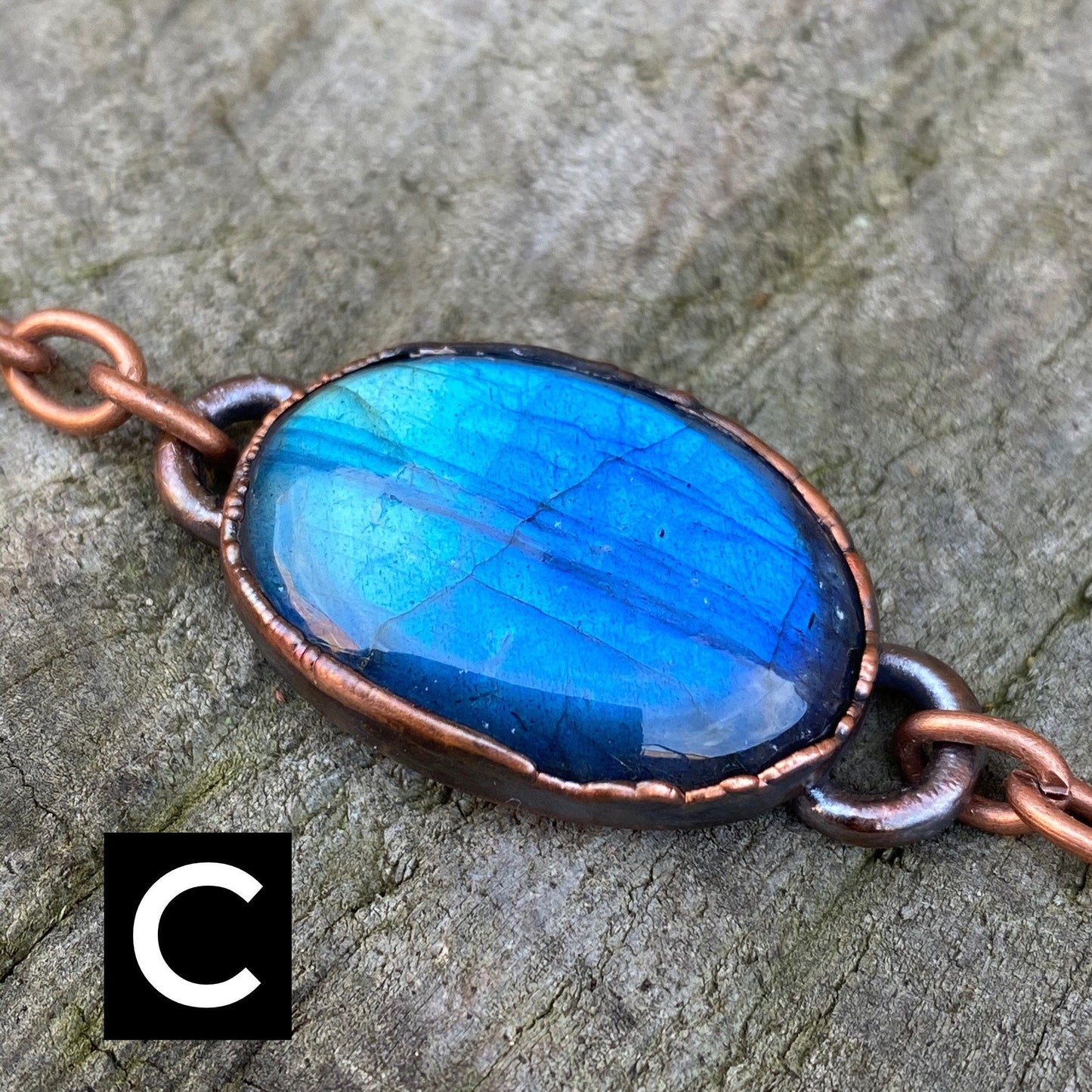 Labradorite stone bracelet