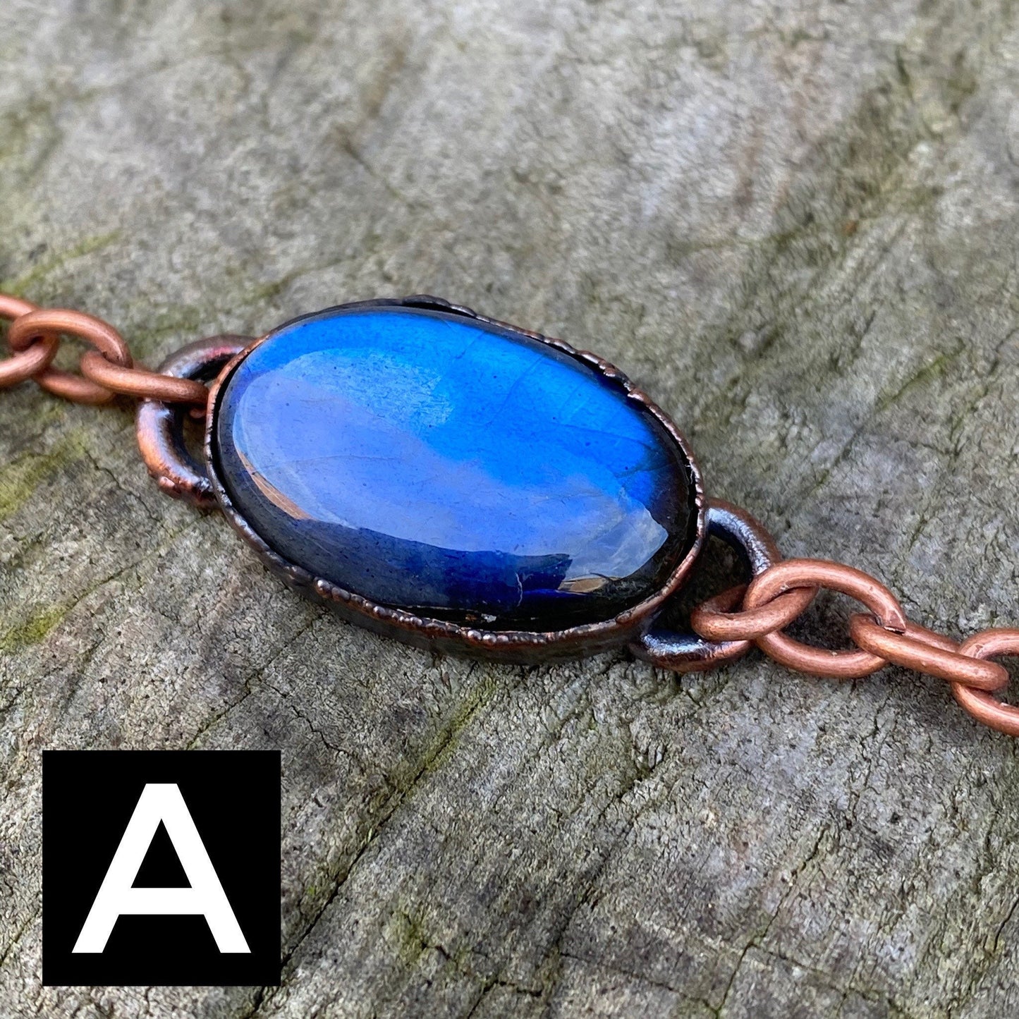 Labradorite stone bracelet