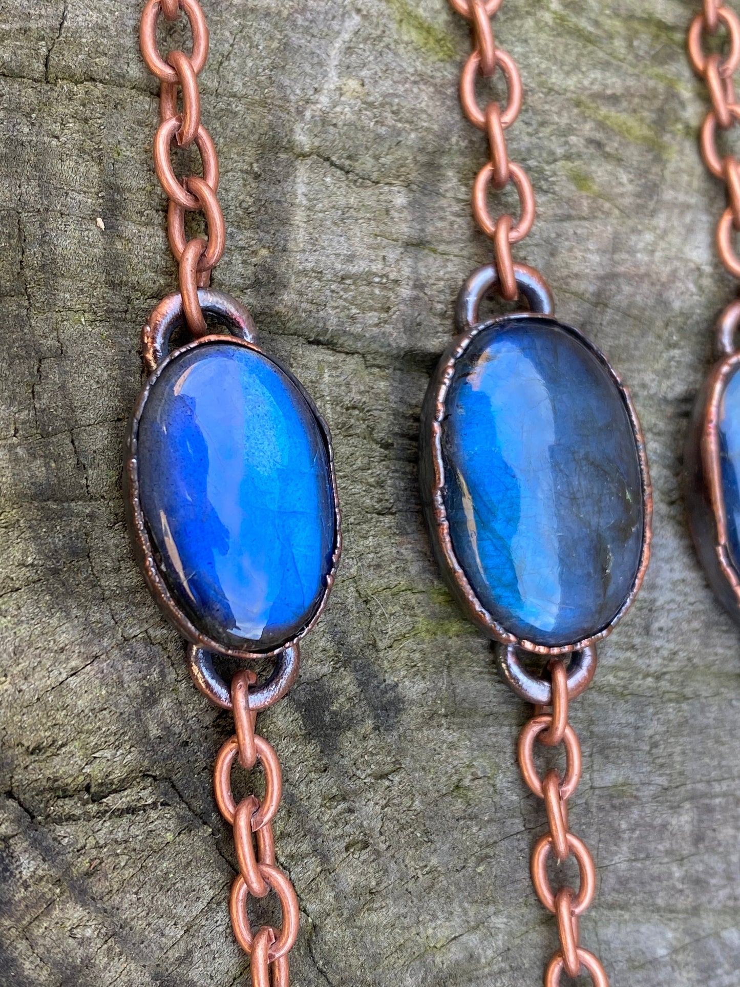 Labradorite stone bracelet