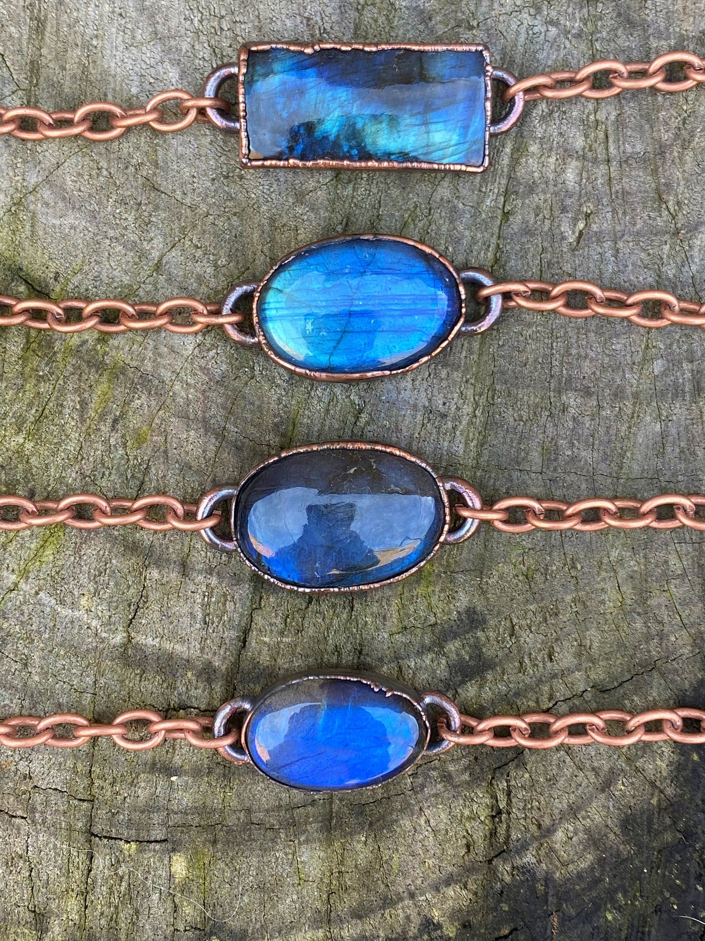 Labradorite stone bracelet