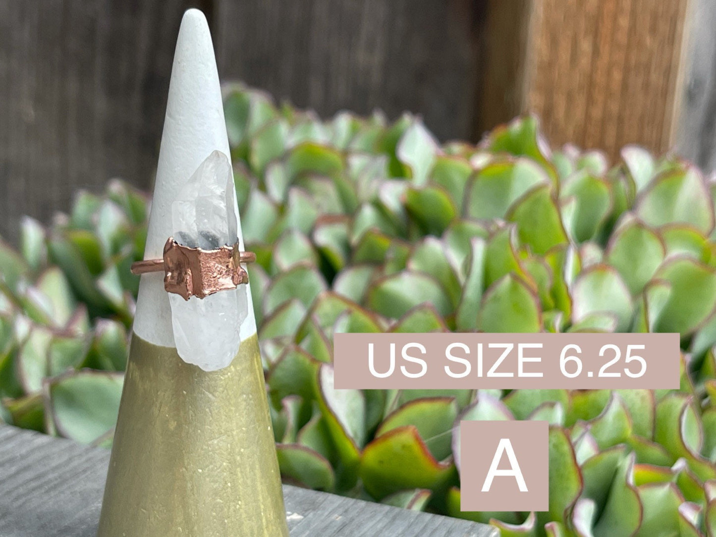 Clear Quartz ring