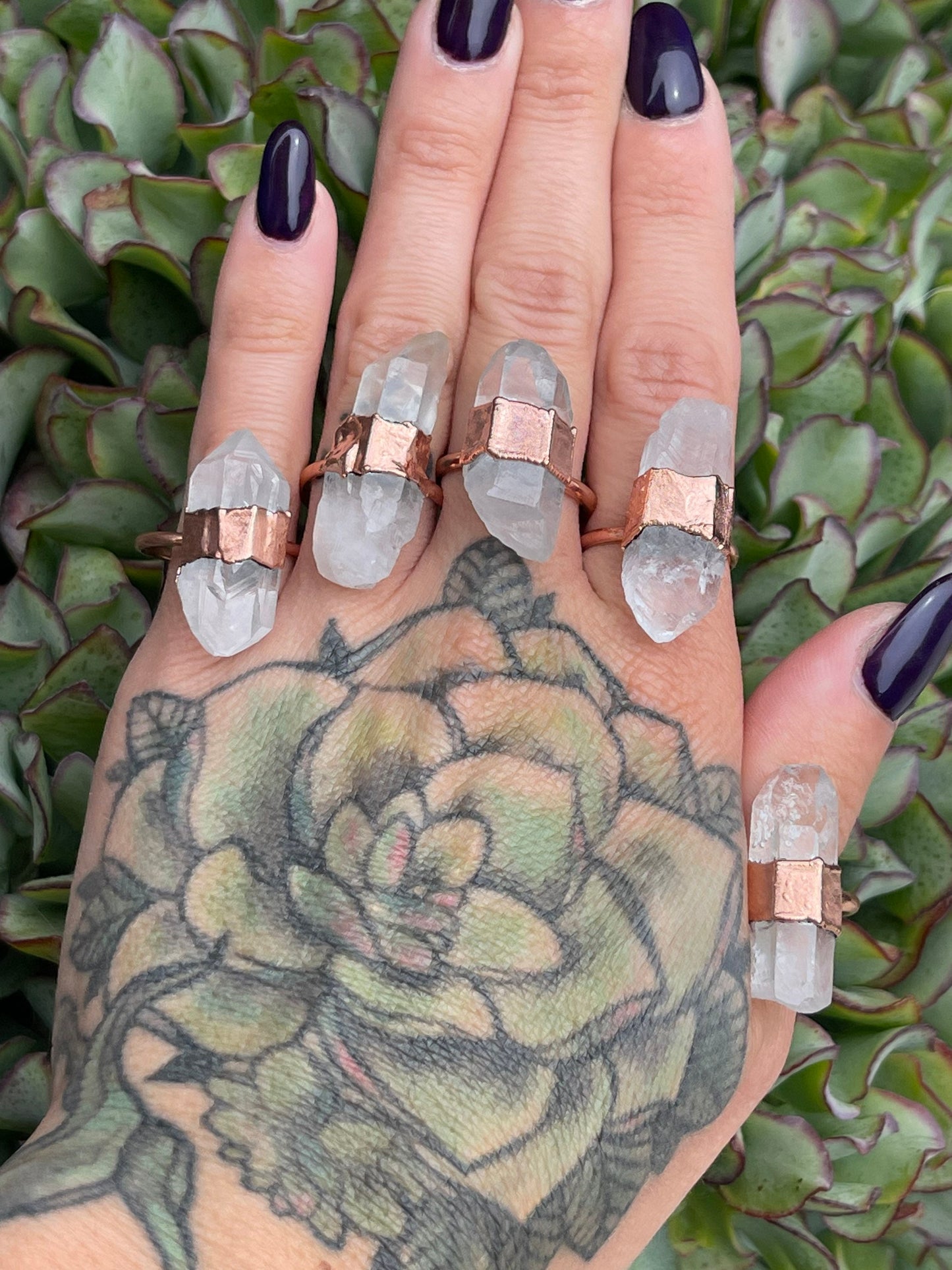 Clear Quartz ring