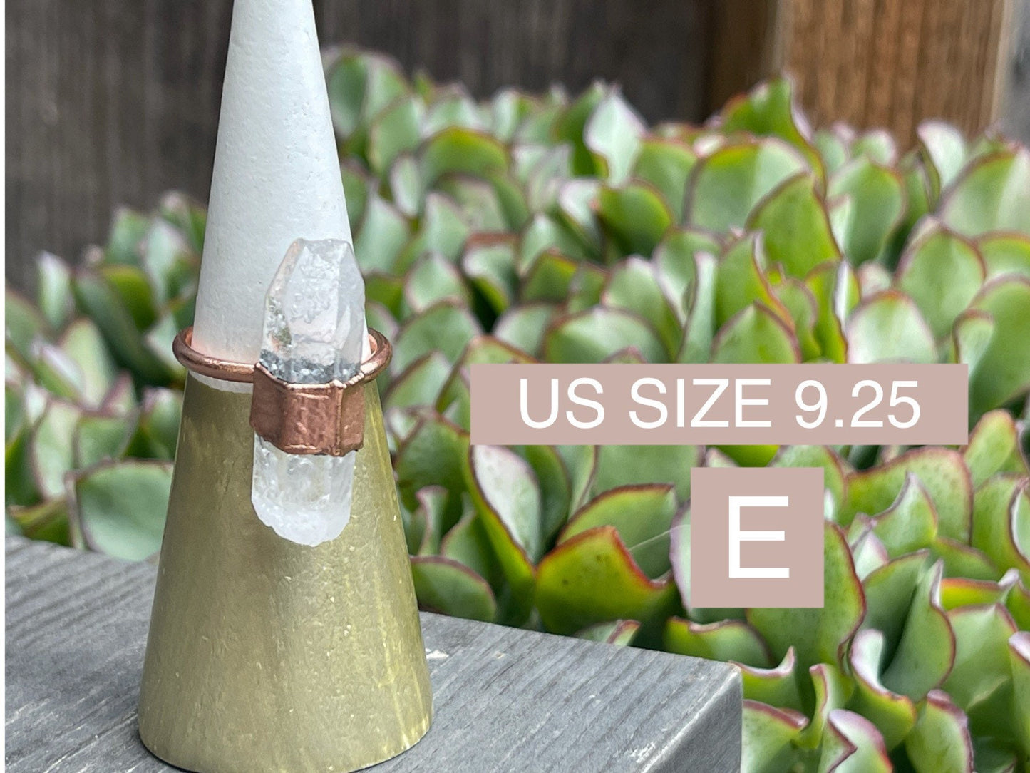 Clear Quartz ring