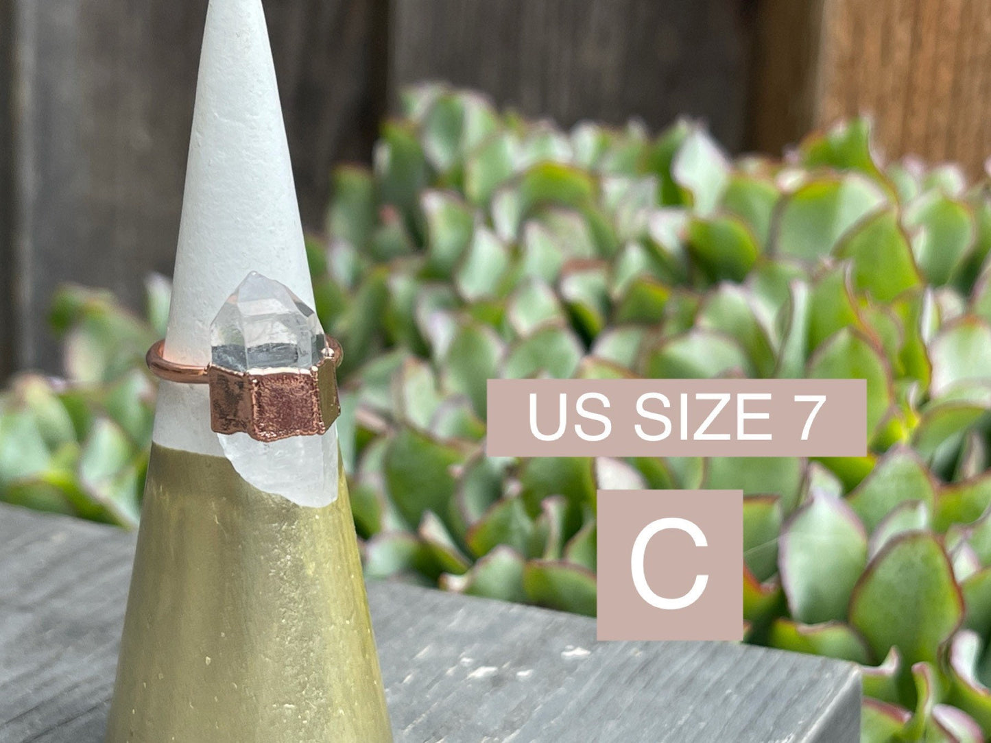 Clear Quartz ring
