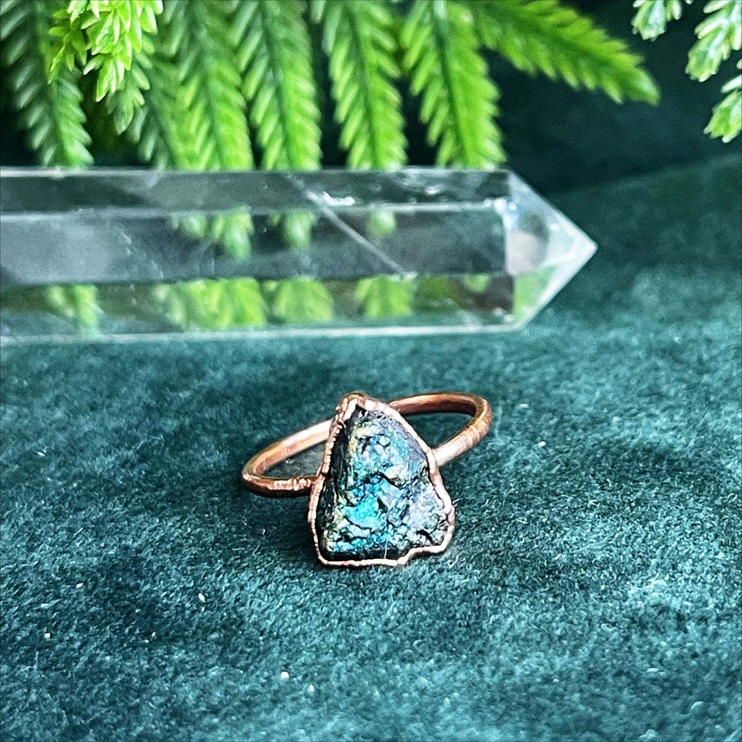 Peacock Ore ring
