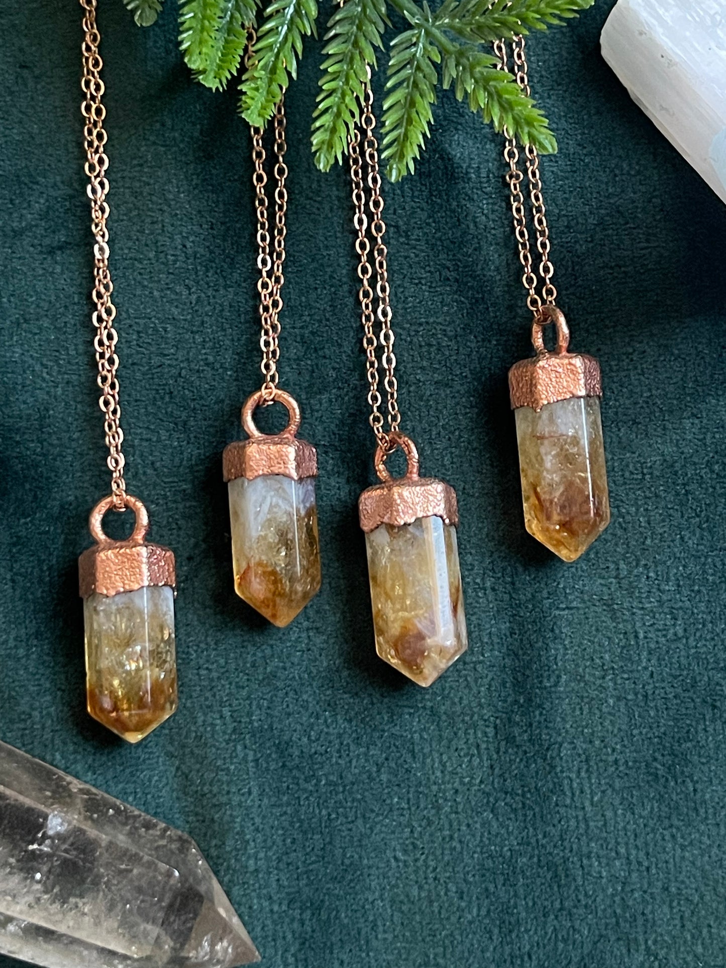 Citrine points