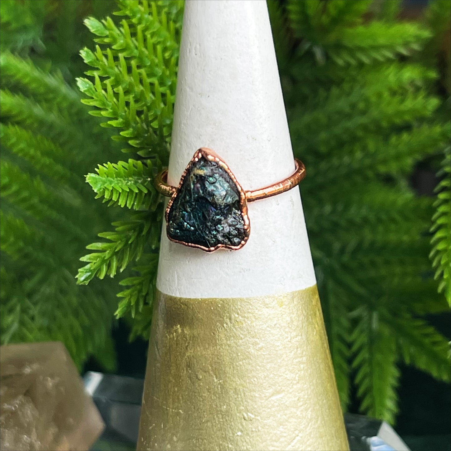 Peacock Ore ring