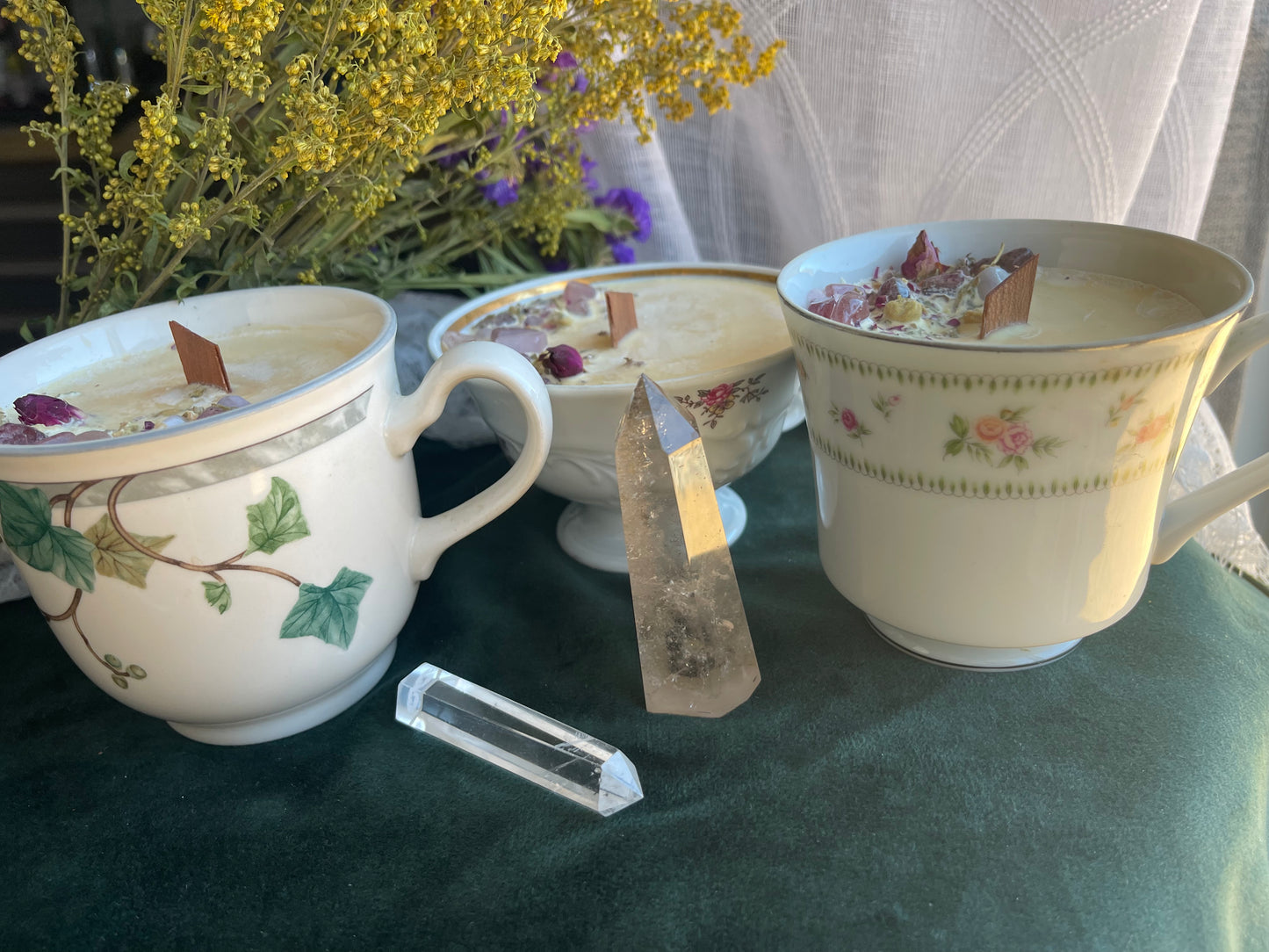 Vintage tea candle
