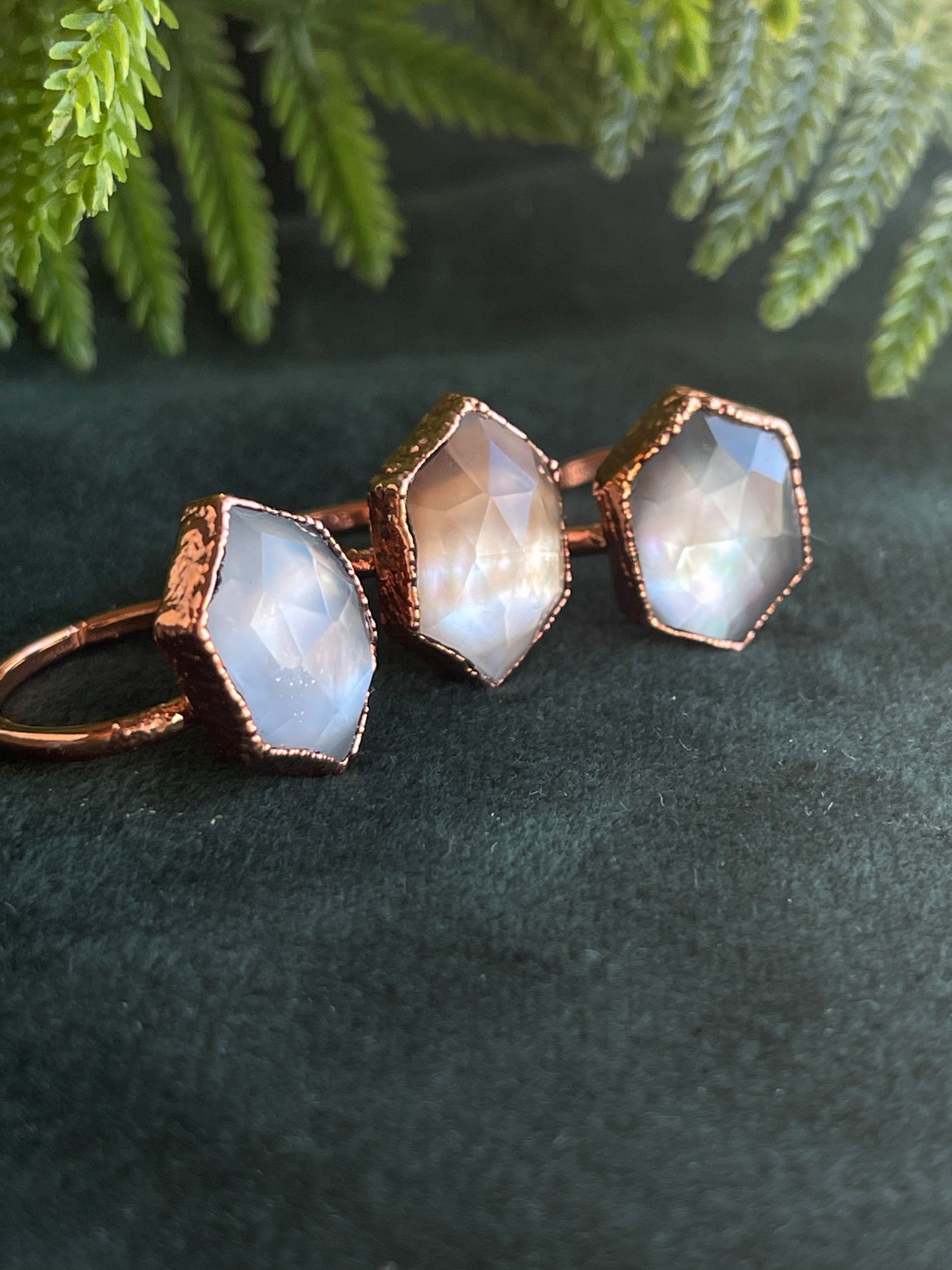 Mother of Pearl Doublet ring