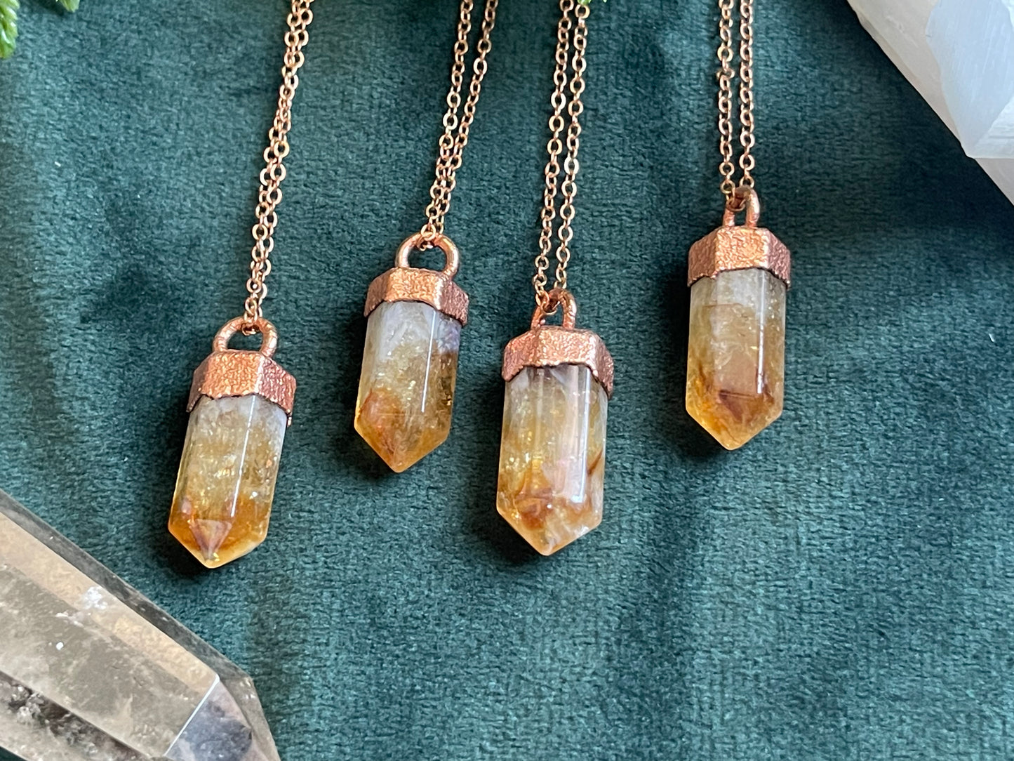 Citrine points