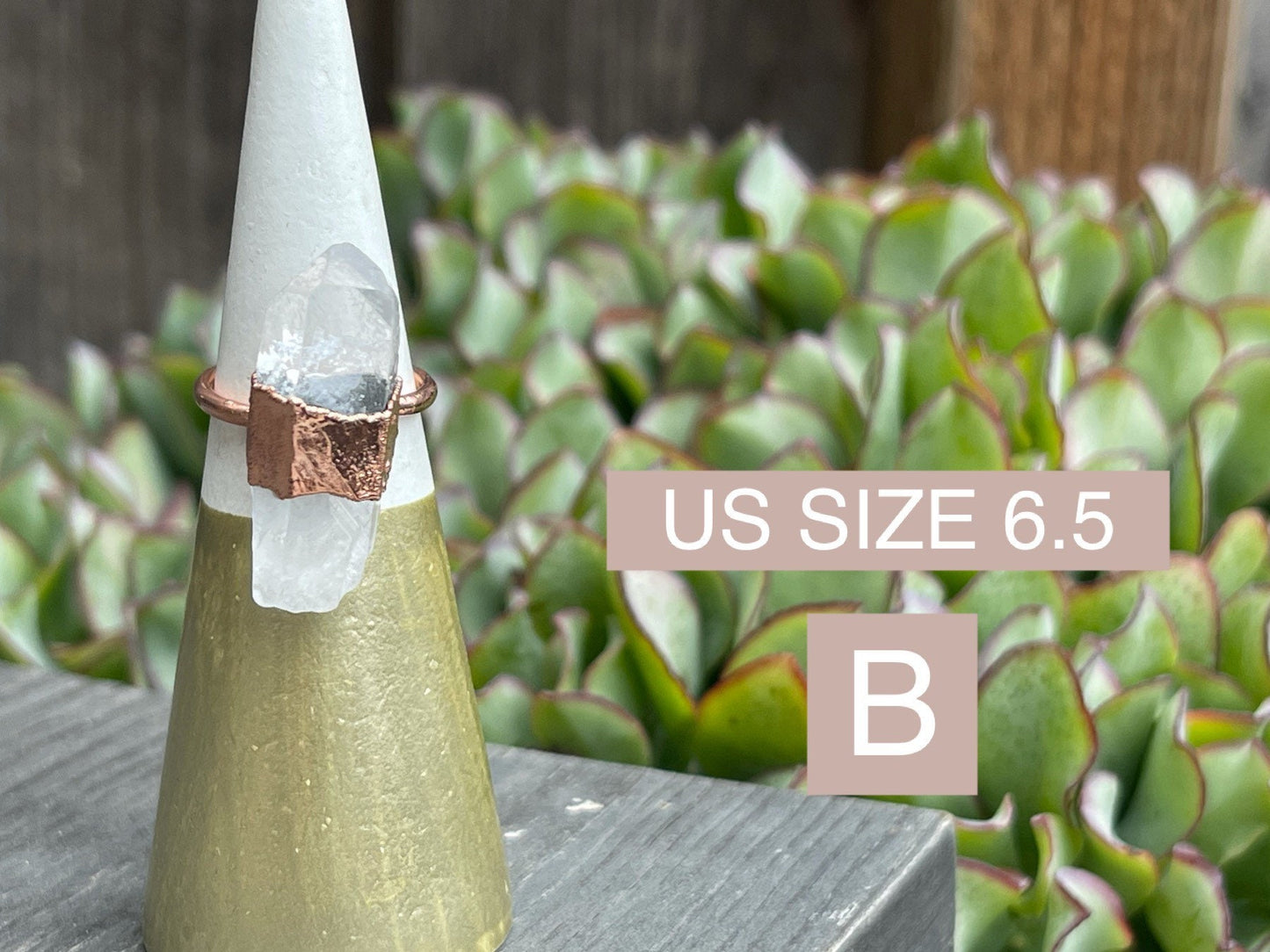 Clear Quartz ring