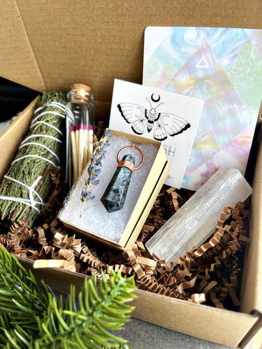 Gift Box Larvikite Crystal